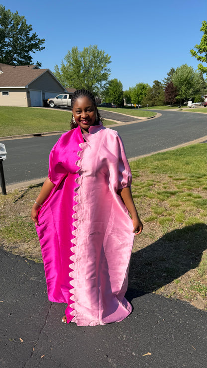 Chic Micado Patterned Bubu | Party dress