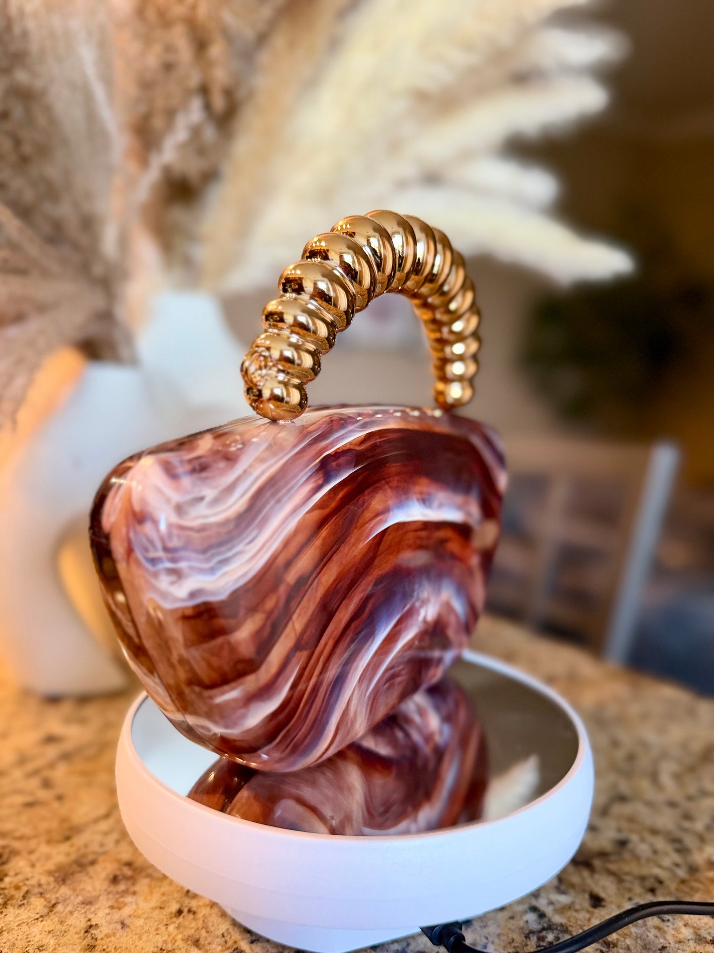 Marble Resin Clutch