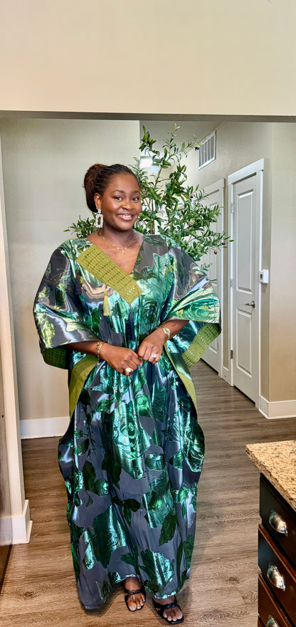 Metallic Emerald Green Boubou
