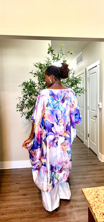 Purple Floral Palazzo Set