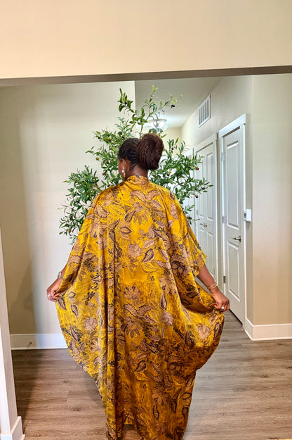 Luxury Gold African Bubu Dress