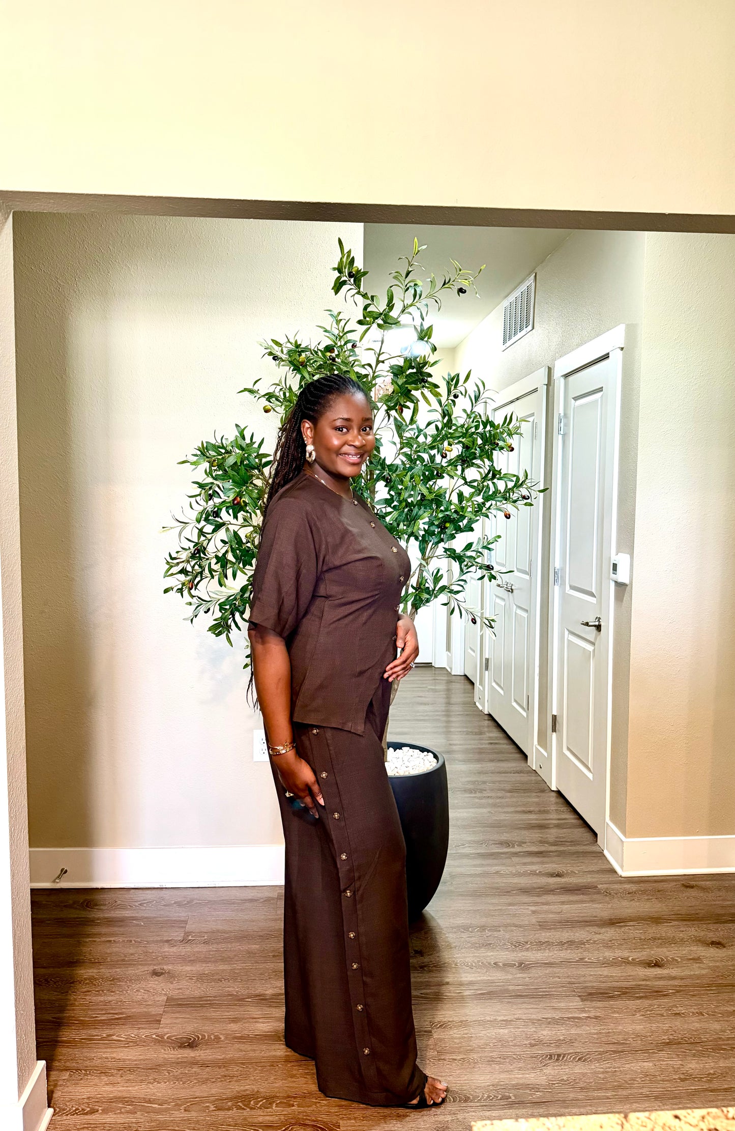 Linen Two Piece Set