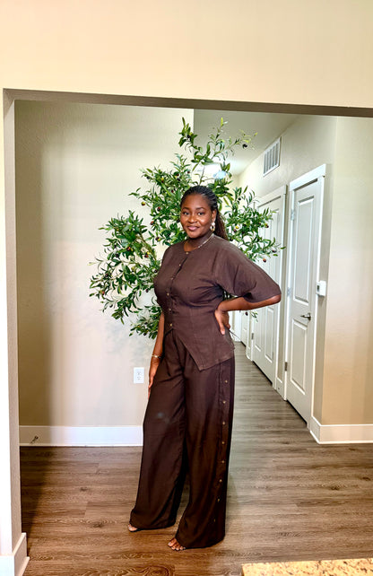 Linen Two Piece Set