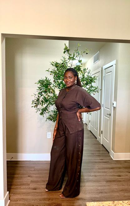 Linen Two Piece Set