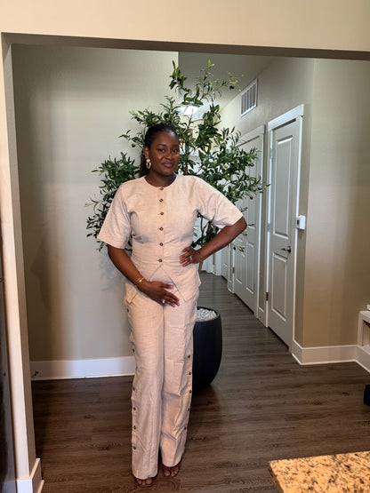 Linen Two Piece Set