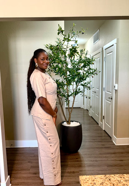 Linen Two Piece Set