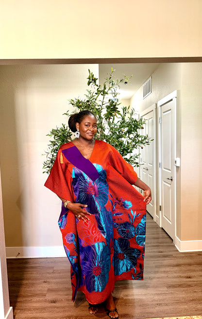 European Brocade Bubu Dress