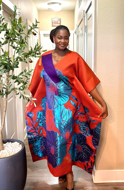 European Brocade Bubu Dress