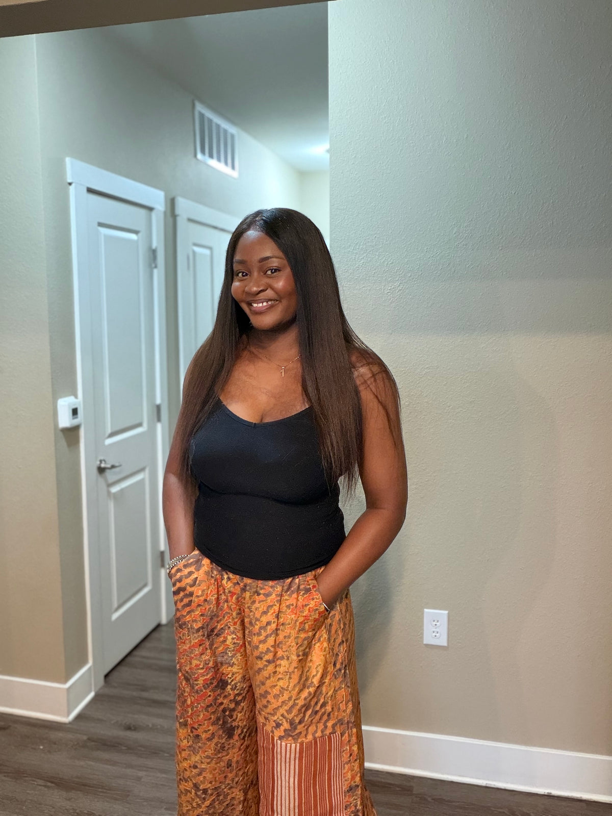 Adire & Aso oke Palazzo Pants
