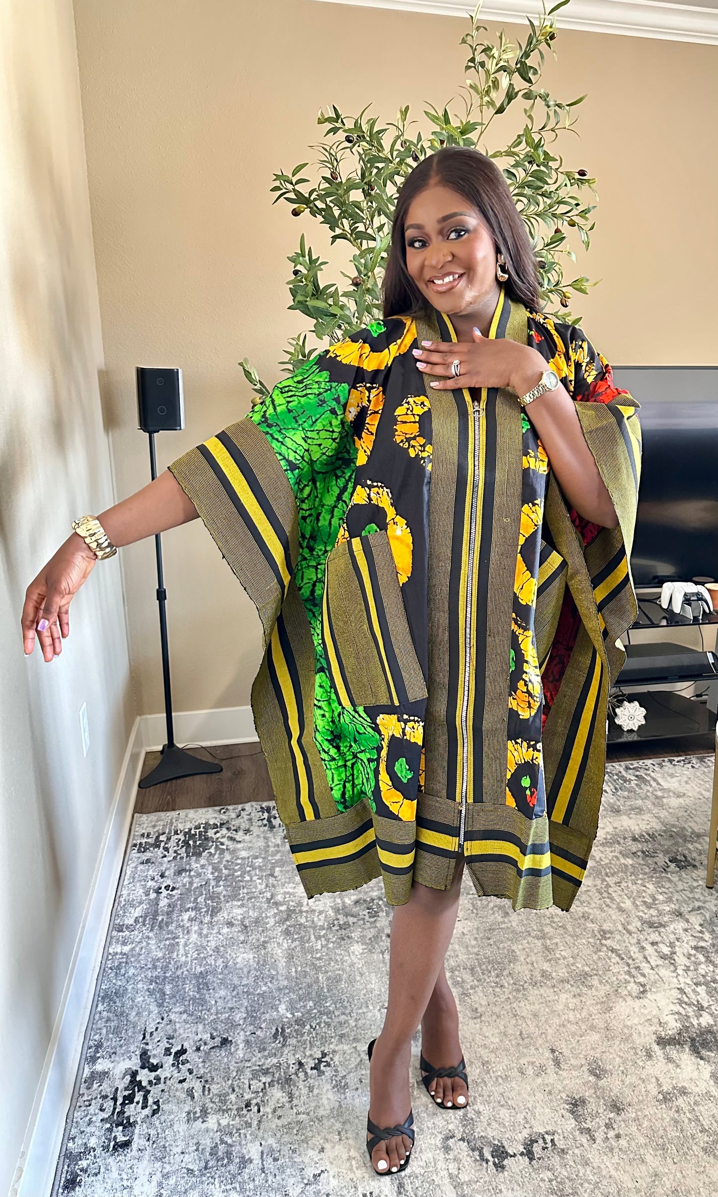 The Aso oke Kimono