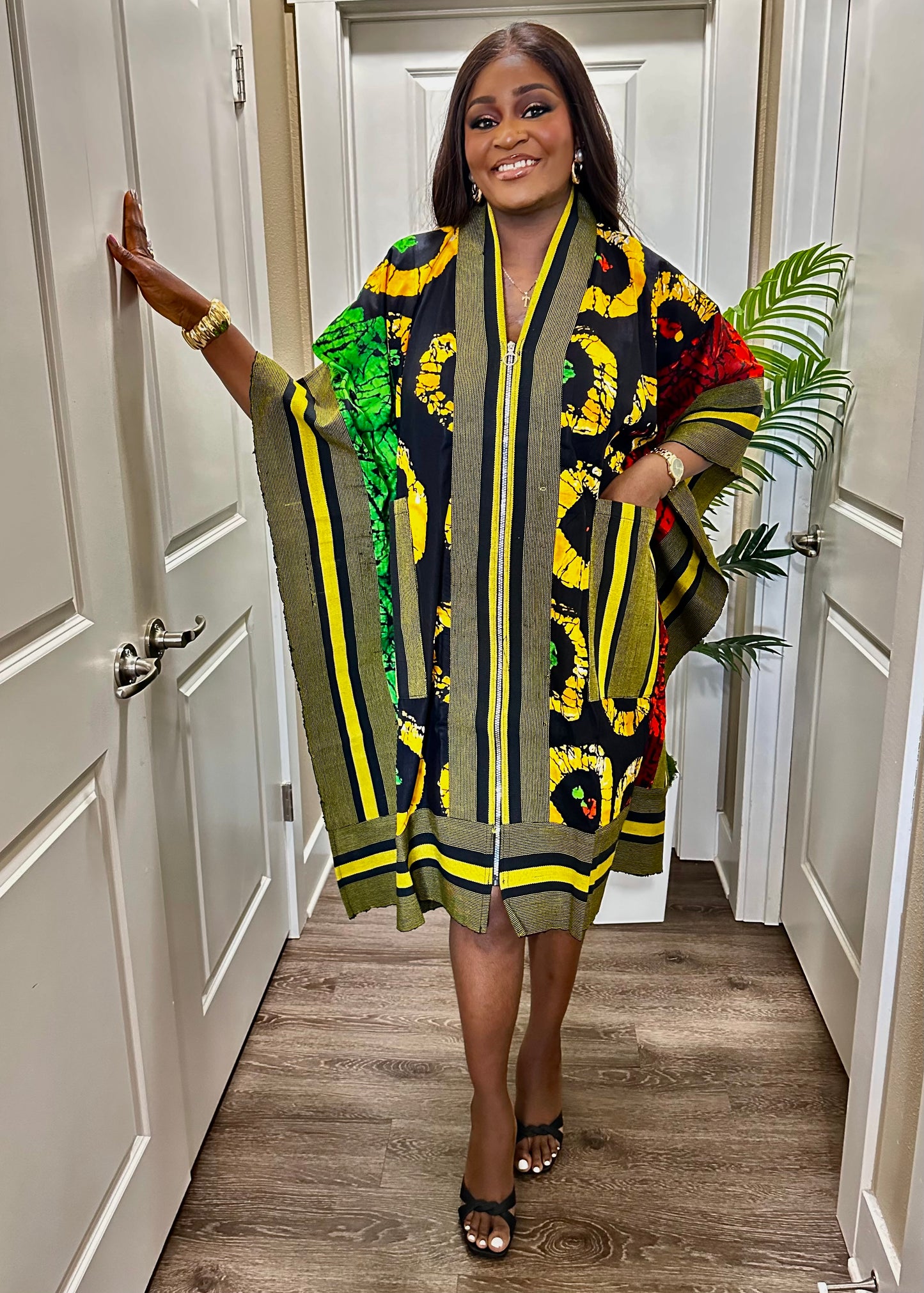 The Aso oke Kimono