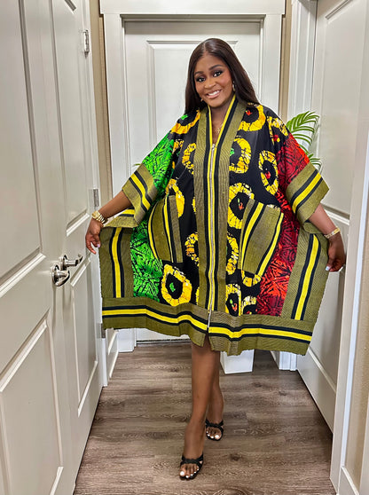 The Aso oke Kimono