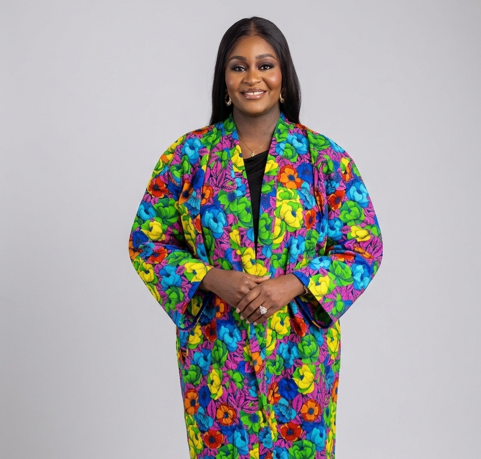 Vibrant Floral Kimono Jacket
