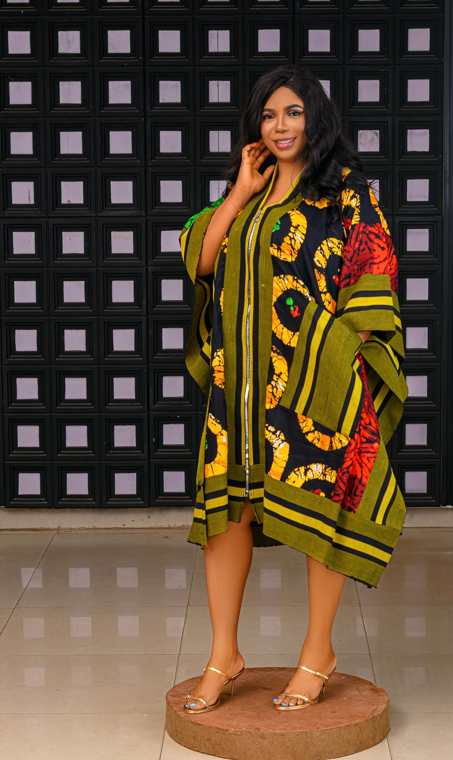 The Aso oke Kimono