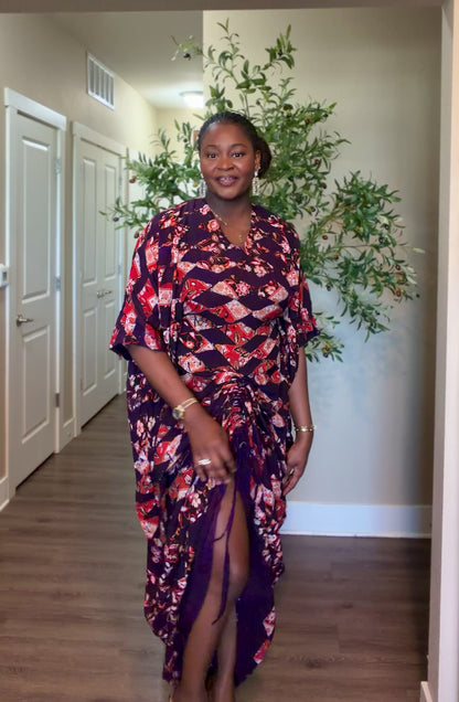 Multicolored Batik Kaftan