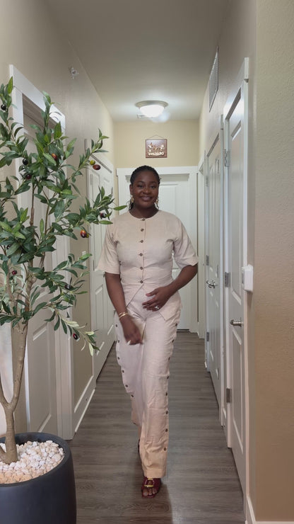 Linen Two Piece Set