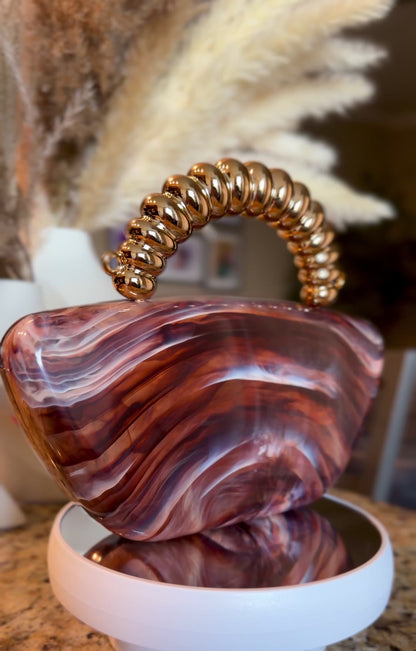 Marble Resin Clutch