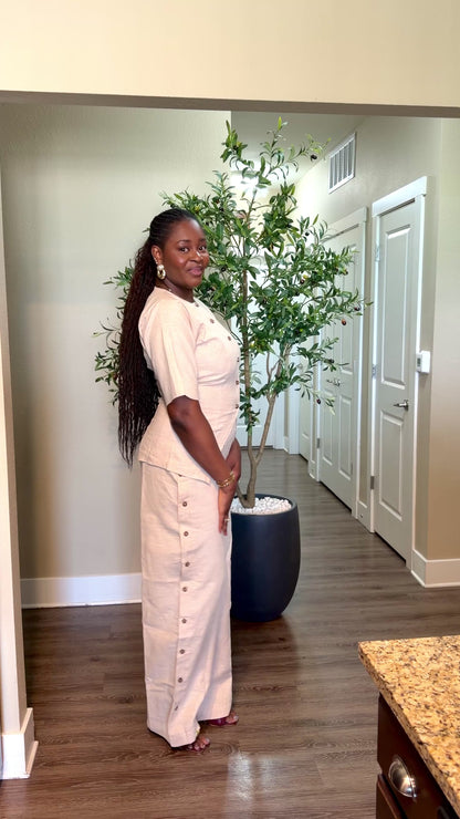 Linen Two Piece Set