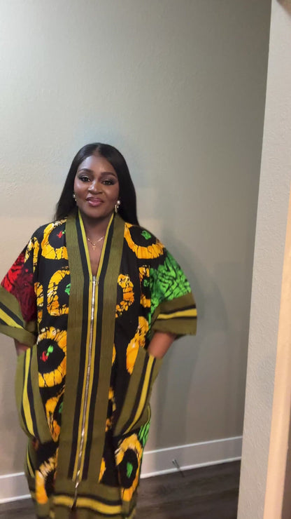 The Aso oke Kimono